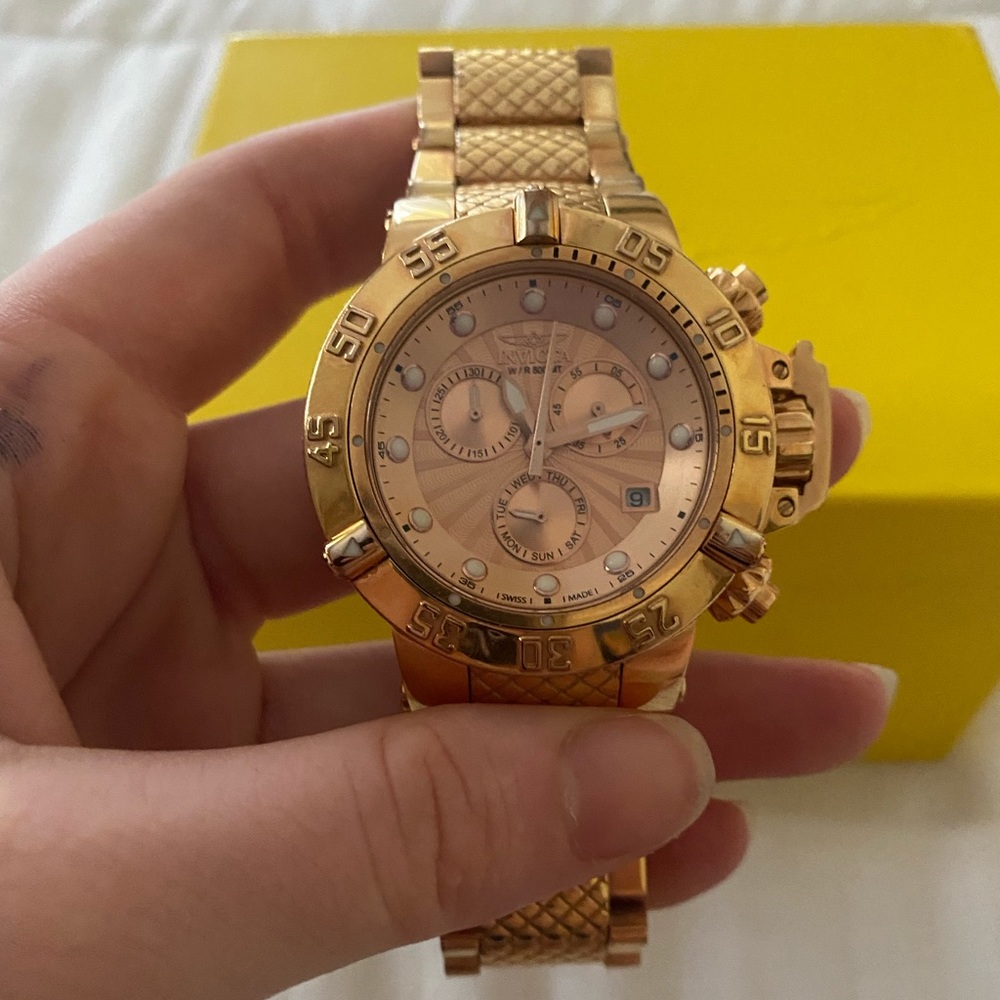 Invicta Rose Gold Watch